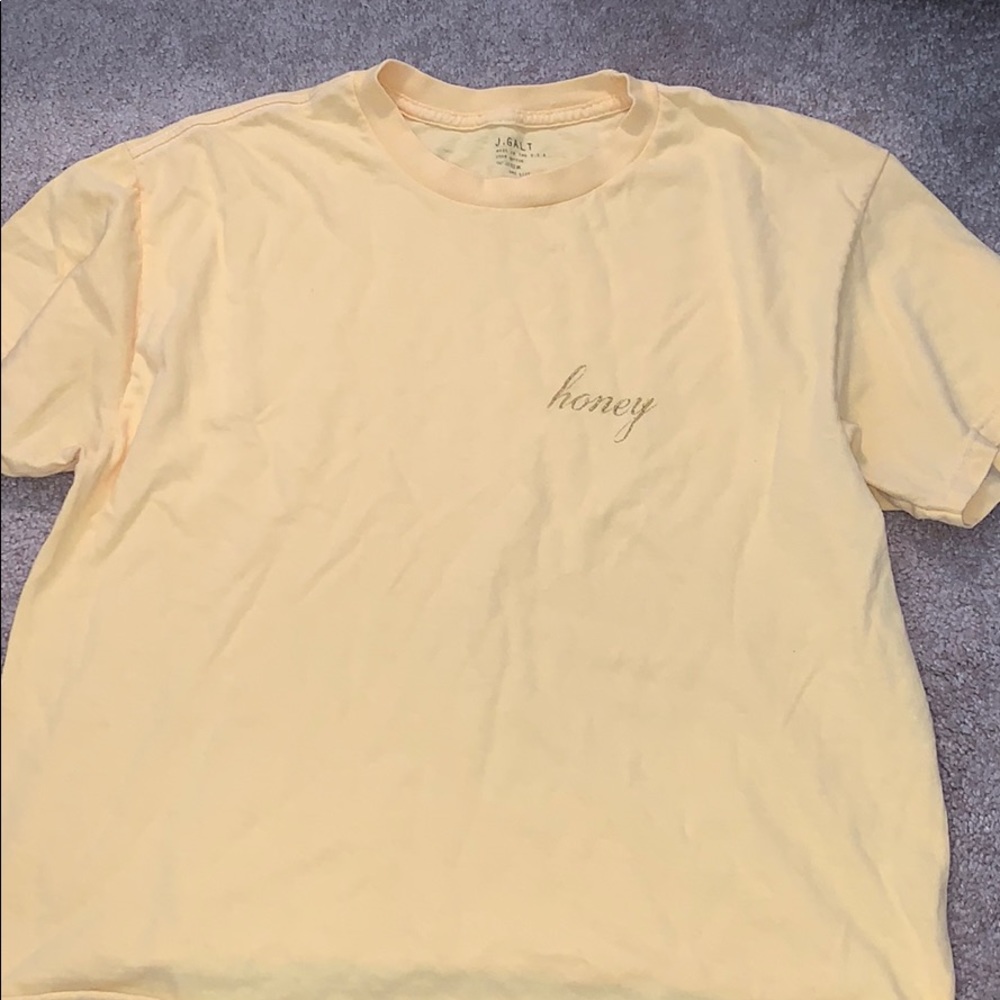 Yellow brandy Melville top